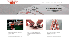 Desktop Screenshot of cardgameinfo.com